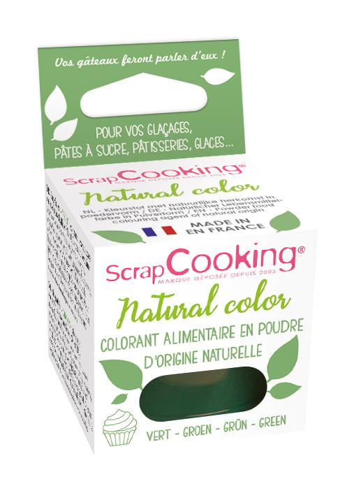 ScrapCooking - Colorant alimentaire vert en poudre d'origine
