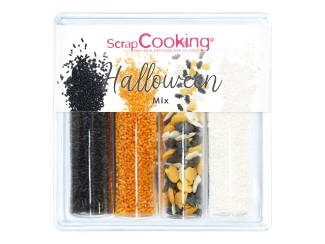 Paillettes de sucre ScrapCooking - Halloween Mix - 69 g - Décoration de  Gâteau Comestible - Décorations de gâteaux