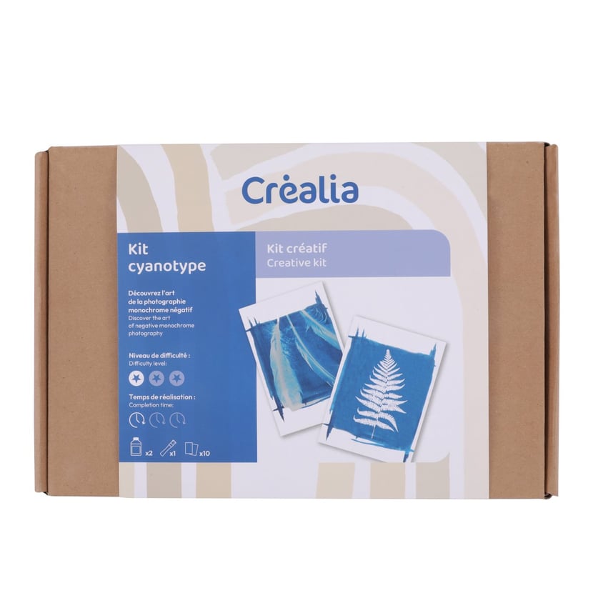 Kit creatif cyanotype - Créalia - Peinture multi-supports