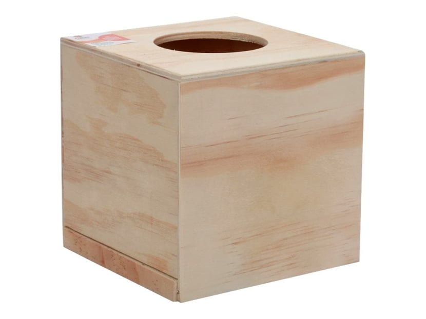 Boîte à mouchoirs en bois à décorer 27 x 14 x 8 cm - Boite à mouchoir -  Creavea