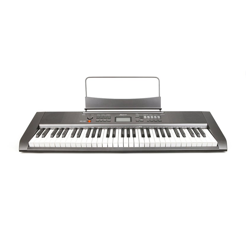 Kit de piano à clavier 4.2 à 61 touches avec support de clavier, pupitre de  partition et cours