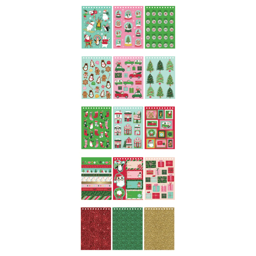 Carnet de gommettes Noël – 30 pages - Créalia - Collage décoratif - Déco  d'objet