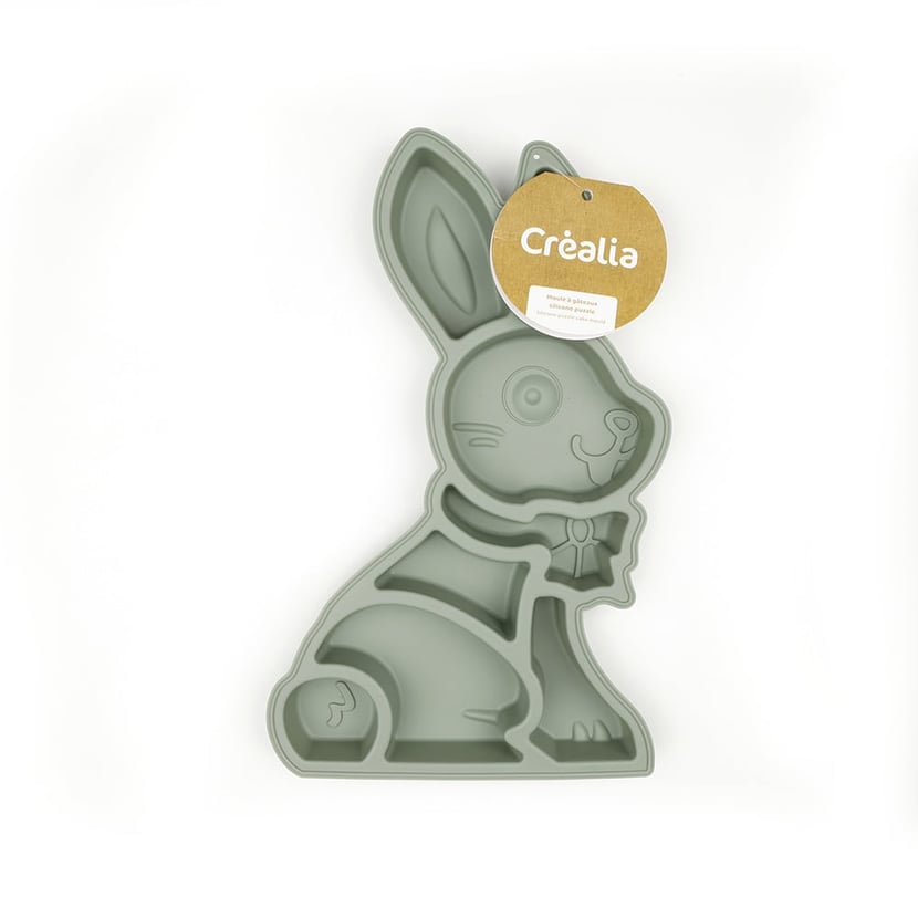 Moule silicone Lapin oreilles relevees - 40 mm