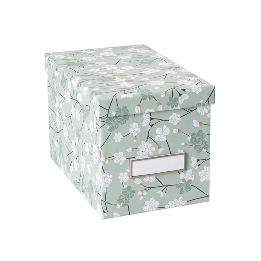 Jolies boîte de rangement décoratives en carton recyclé avec couvercle