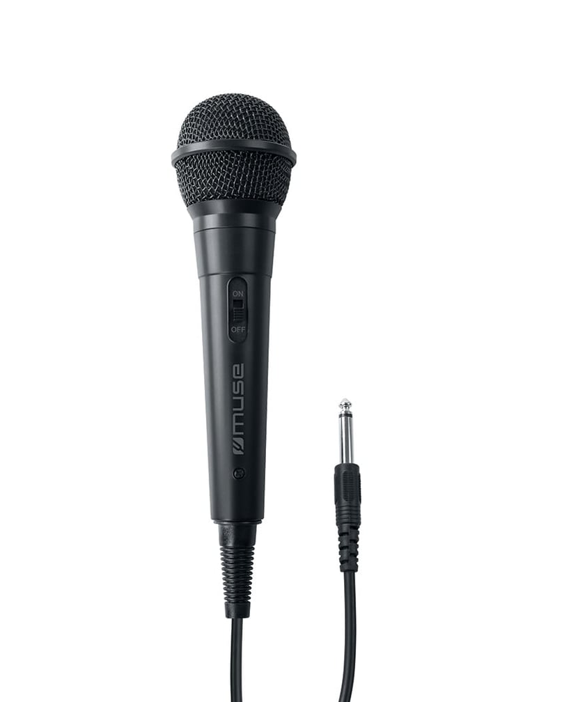 Muse MC-20 B - Microphone filaire - Micro filaire dynamique - Micro