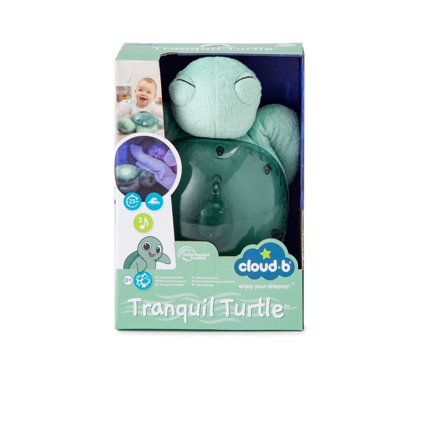 Veilleuse tortue Shellé Glow Zzzs B.Toys - Veilleuse en tissu