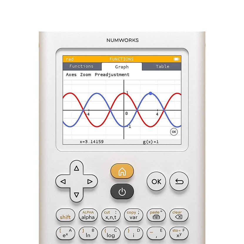 Calculatrice Graphique NumWorks - Collège/Lycée/Etudes supérieures - Python