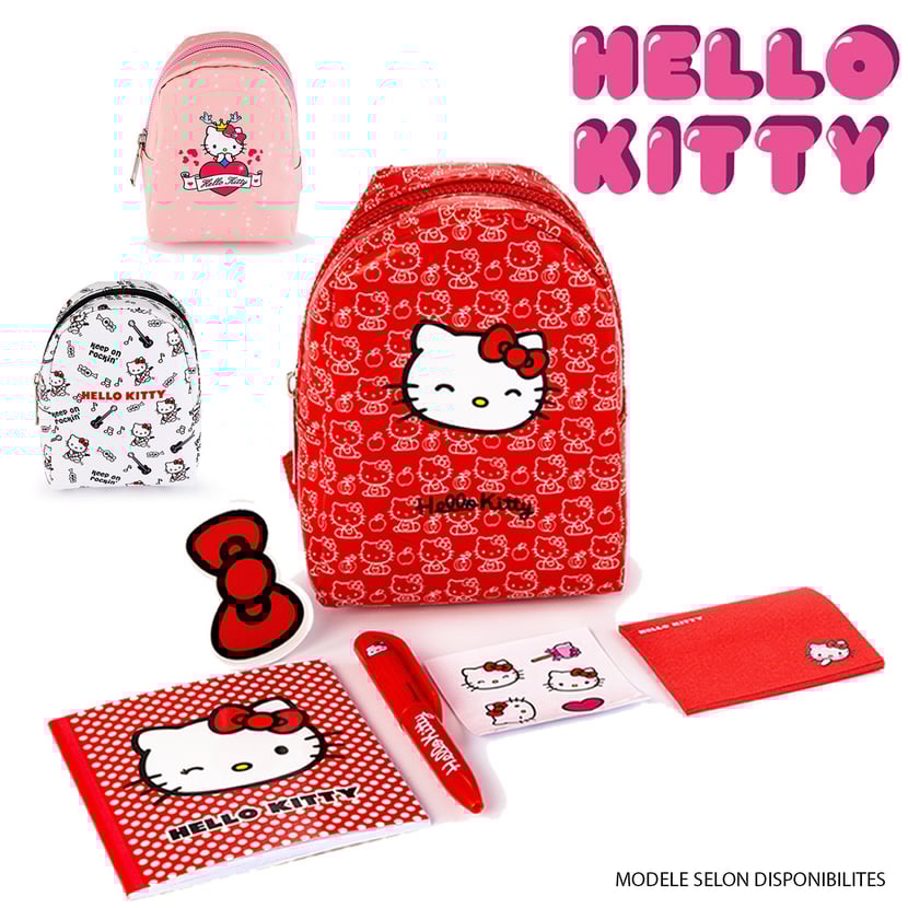 Petit sac et accessoires Bandai Hello Kitty Jeux de récré
