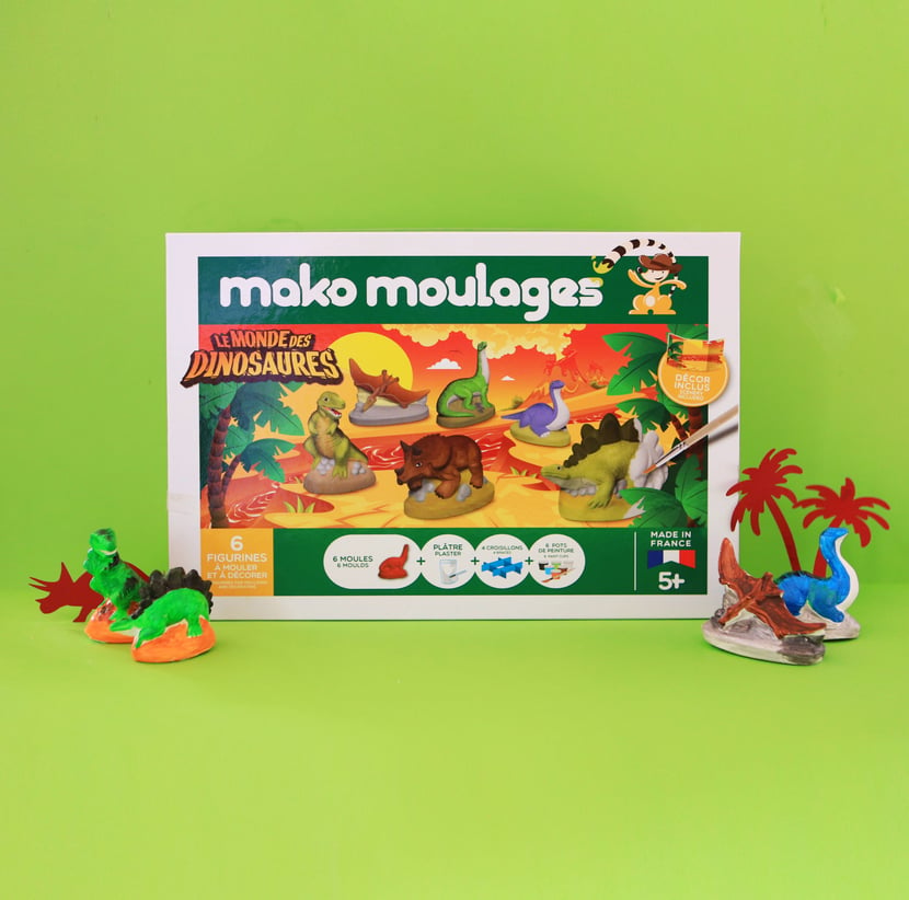 Kit créatif Mako Moulages - Le Monde des Dinosaures