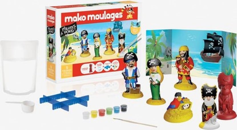 Mako moulage Tableaux Schtroumpfs 1983 - jouets rétro jeux de