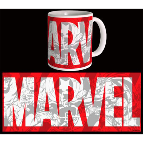 Mug - Marvel - Logo - 300 mL - Objets à collectionner Cinéma et Séries