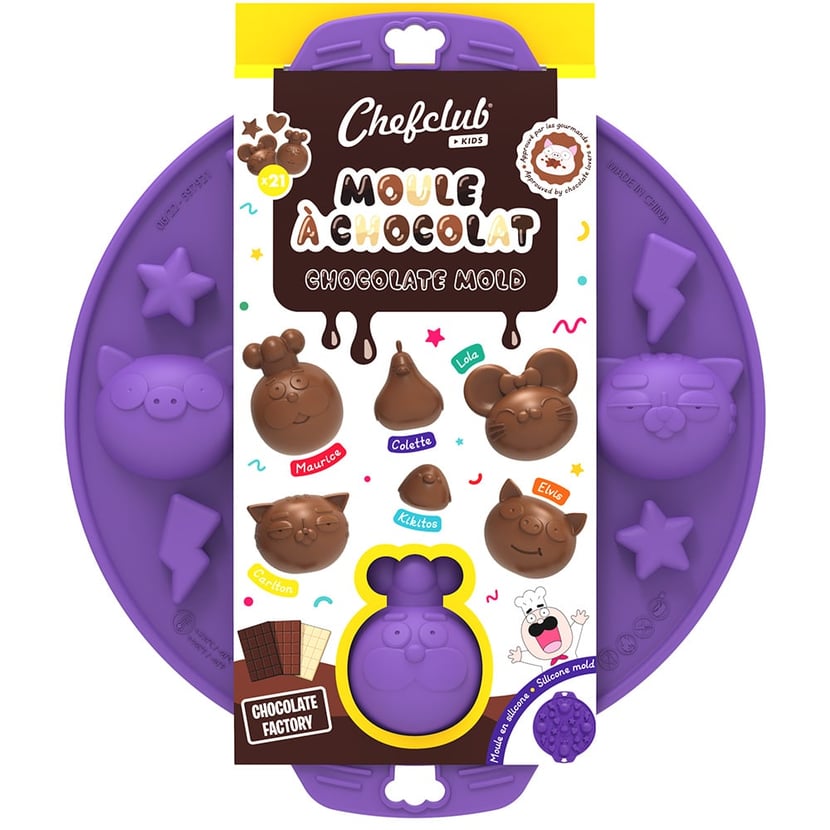 Moule à Chocolat Choco Game - Moule à chocolat en silicone