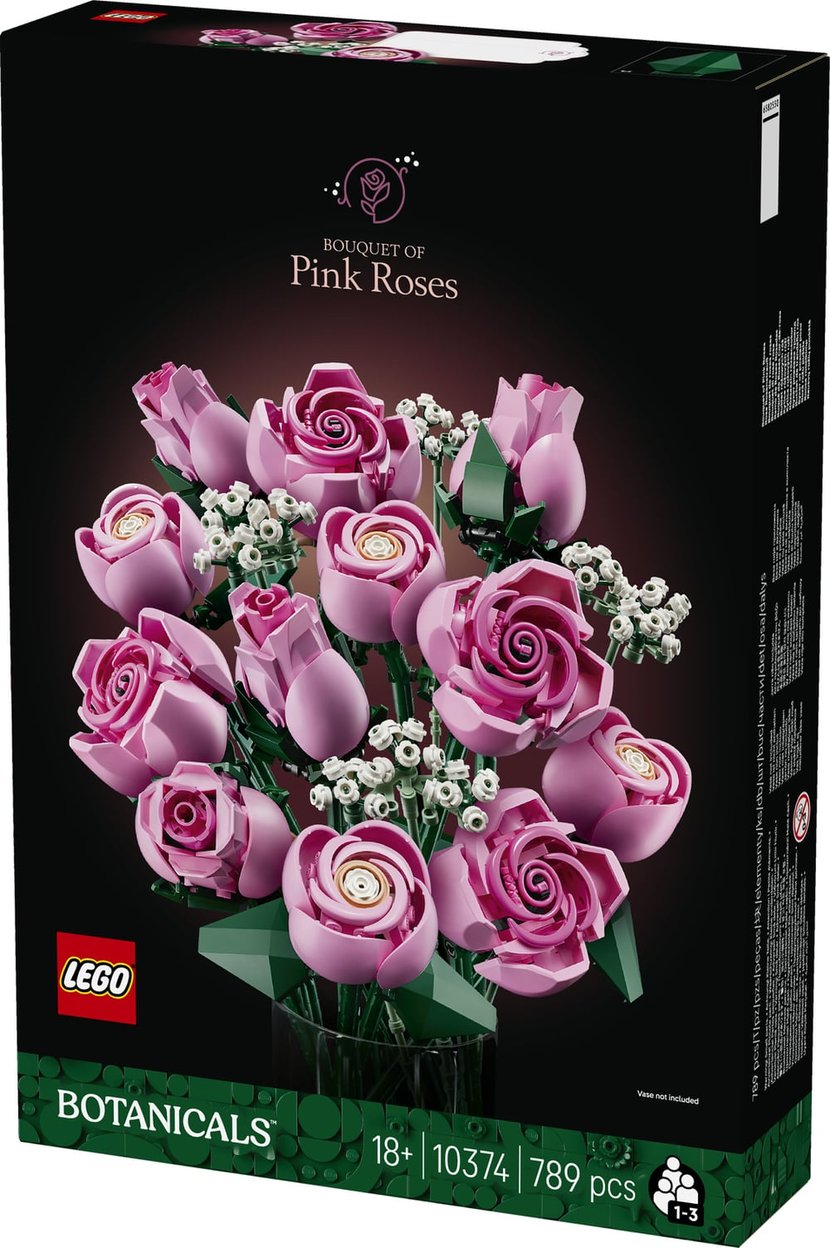 LEGO® 10374 - Bouquet de roses roses - LEGO® Botanicals- Jeux de ...