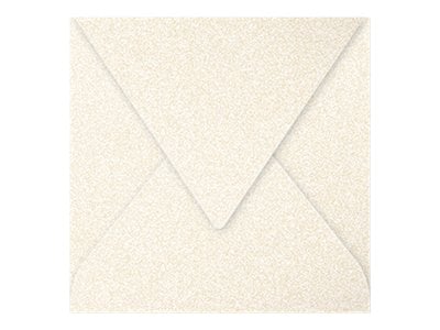 20 enveloppes Pollen 165x165 mm - Blanc irisé - Cartons d'Invitation -  Préparer la Fête - Fêtes et anniversaires