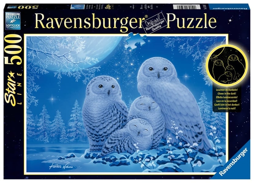 Puzzle Phosphorescent - Star Line : Belles licornes Ravensburger