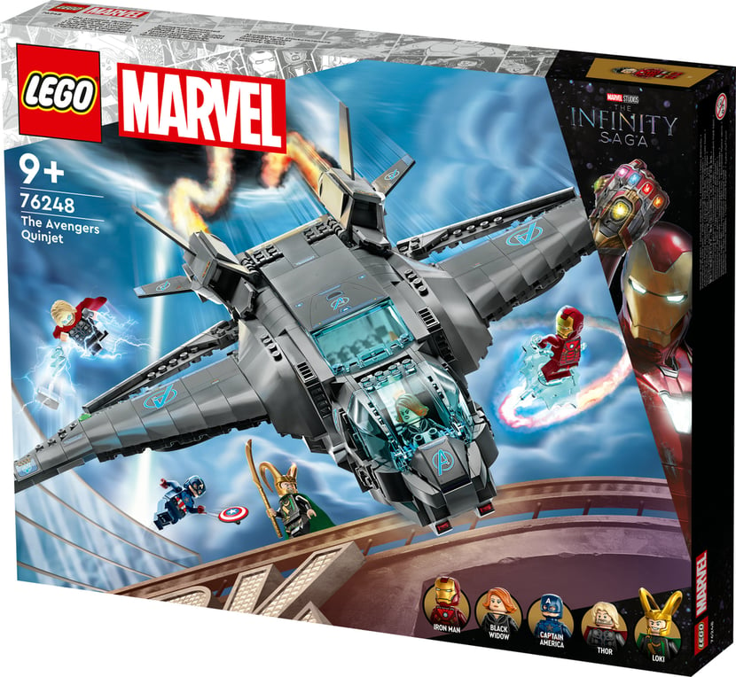 LEGO 76248 Le Quinjet des Avengers LEGO Marvel Super Heroes Jeux de construction Cultura