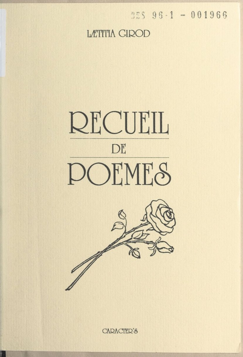 Recueil de poèmes - 9782307643555 - Ebook Poésie - Ebook littérature