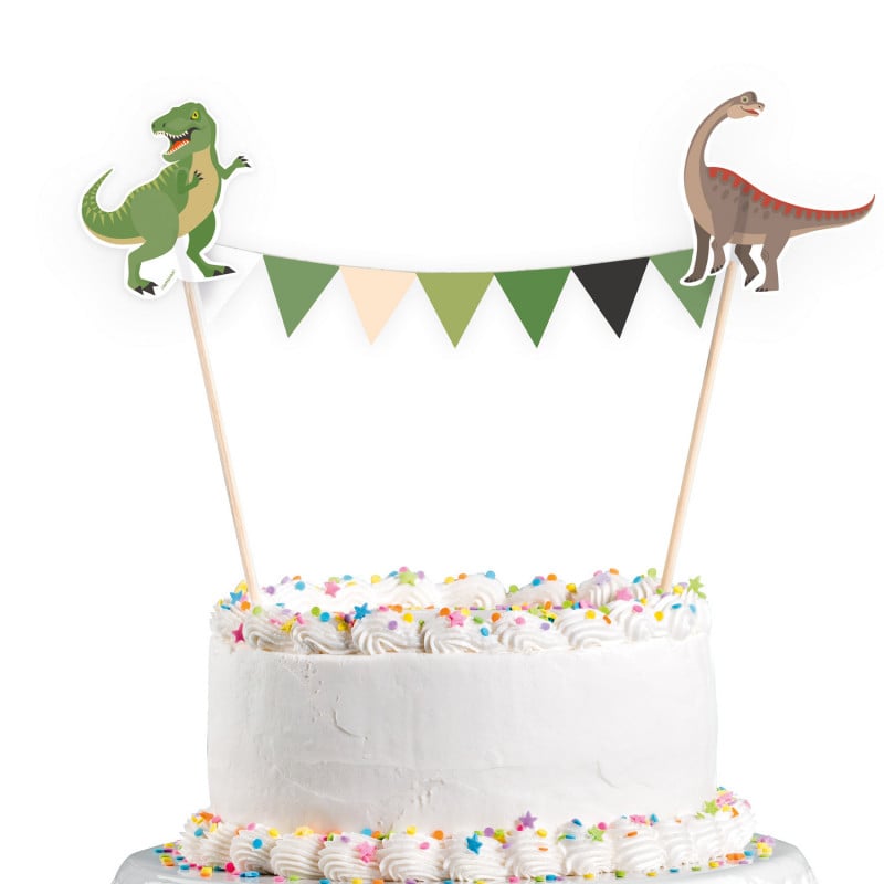 Kit Decoration Gateau - Happy Dinosaure