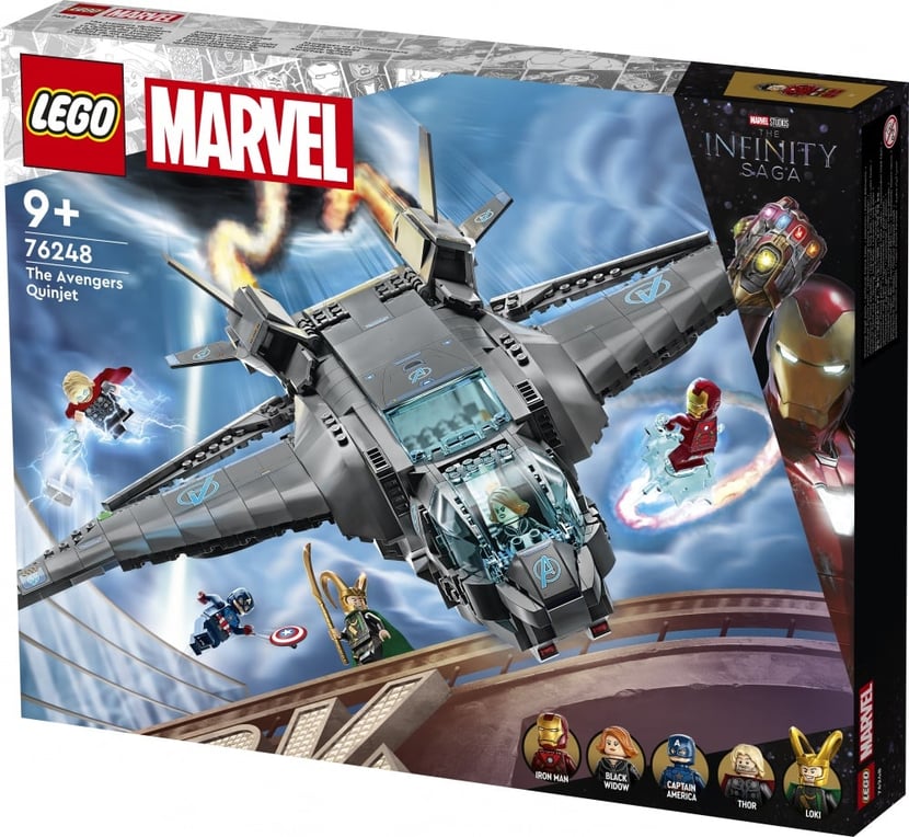 LEGO®76248 - Le Quinjet des Avengers - LEGO® Marvel - Jeux de