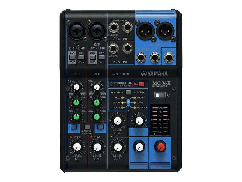 Yamaha - Table de mixage analogique MG06X - Sonorisation - Scène