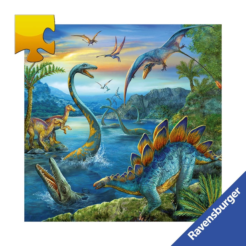 Ravensburger - puzzle enfant - puzzles 3x49 p - la fascination des  dinosaures - dès 5 ans - 09317 Ravensburger
