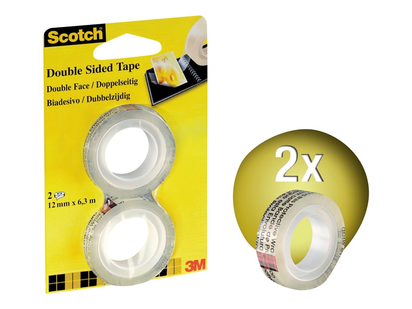 Ruban Adh sif Double Face Lot De 2 Rubans Adh sifs Scotch 
