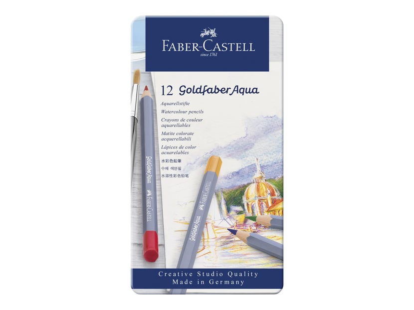 Coffret 12 Crayons Aquarellables Faber-Castell