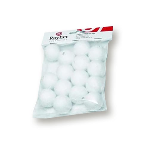 Guirlande de Noël avec des boules de cotillon