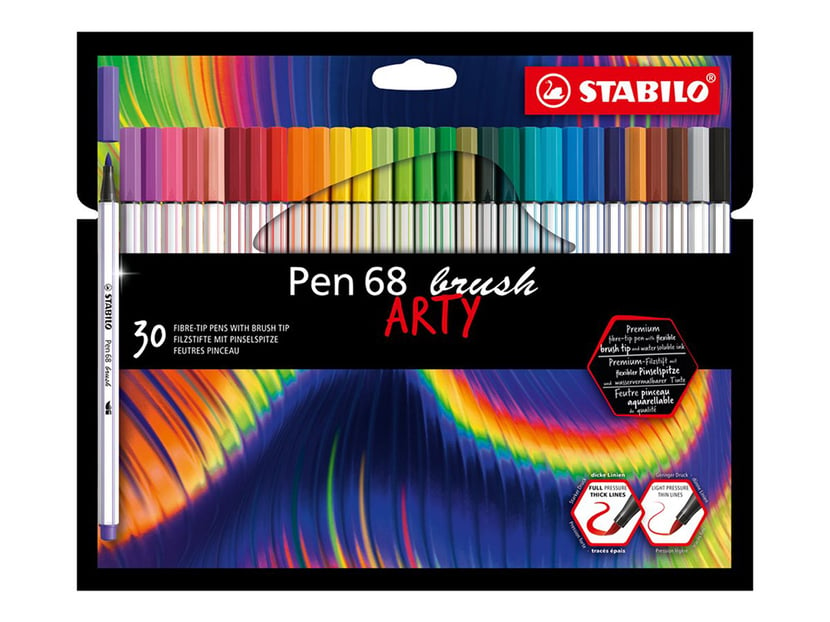 STABILO Belgium  Dessin et aquarelle avec Pen 68 brush 