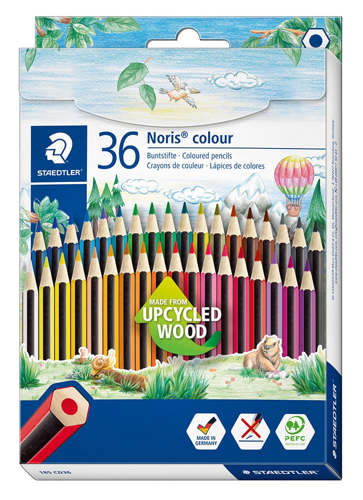 Crayons de couleur Giotto Bébé - 36 Crayons