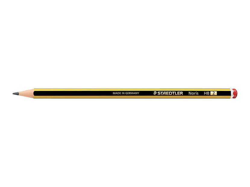 Crayon à papier bout gomme Staedtler Noris Classique HB - Boîte