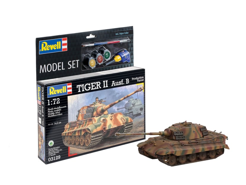 Kit de modélisme Tiger II Ausf. B 1:72 - Revell - Kits maquettes tout  inclus - Maquettes