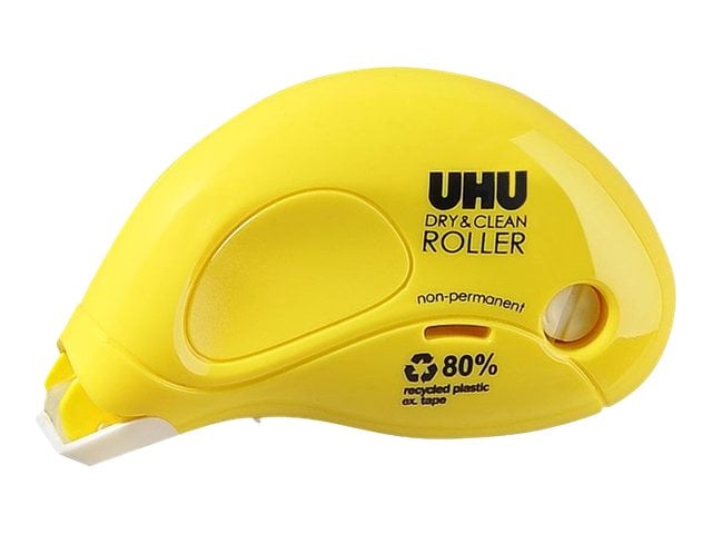 Roller de colle repositionnable - Dry & Clean - UHU - 8.5 m x 6.5