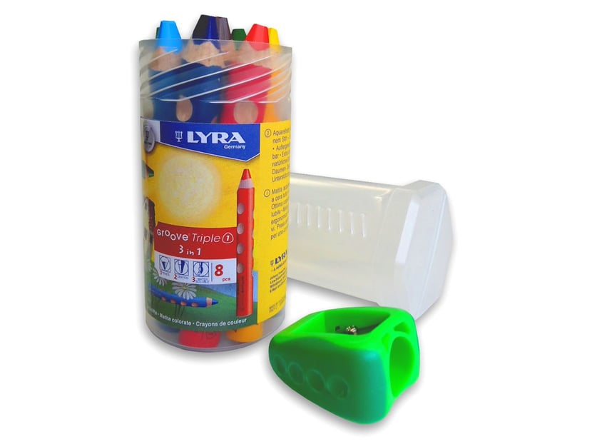 LYRA Crayon de couleur Triple One 3833080 boîte 8 pcs.
