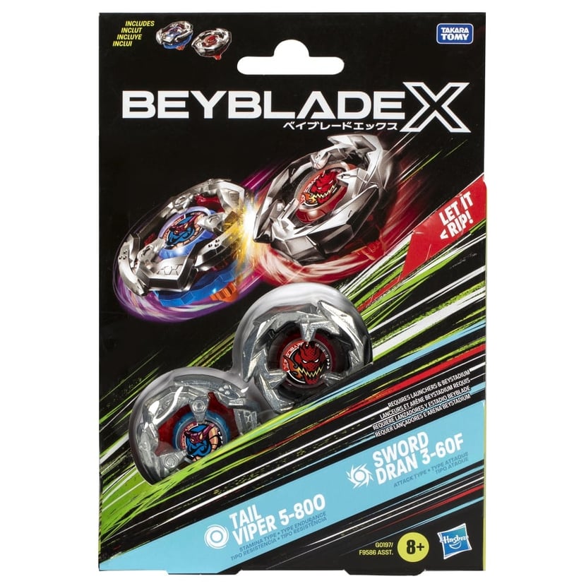 Dual Pack - Beyblade X - Modèle aléatoire - Vendu à l'unité - Jeux