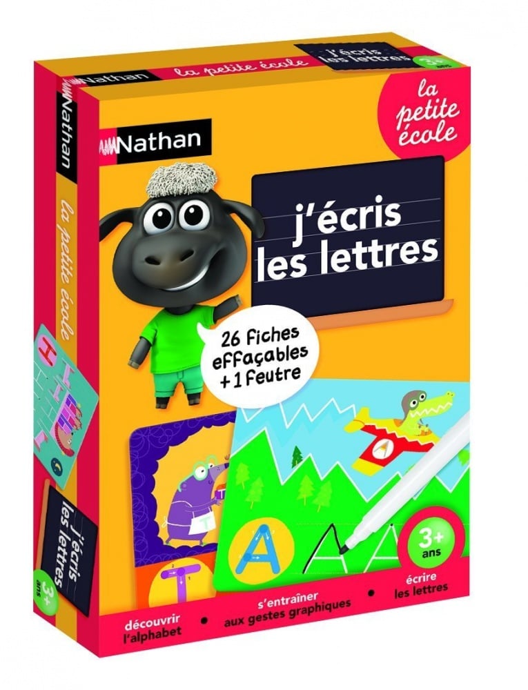 Jeu Alphabet Headu - Méthode Lettres En Creux 3-6 Ans - Apprentissage Lecture Écriture