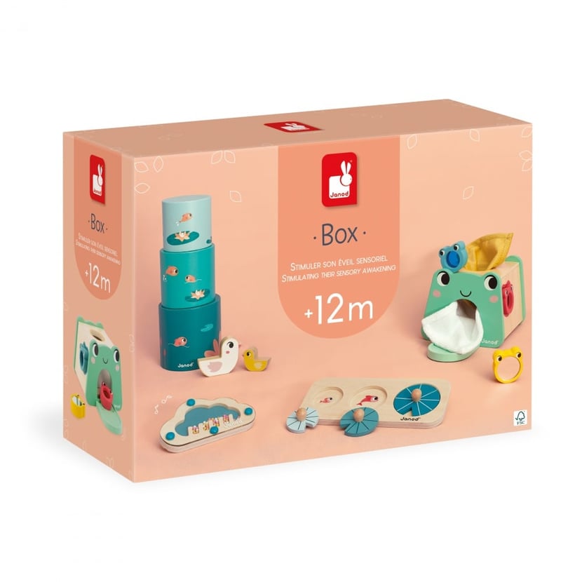 Box 12 mois Janod - Jeux d'éveil | Cultura