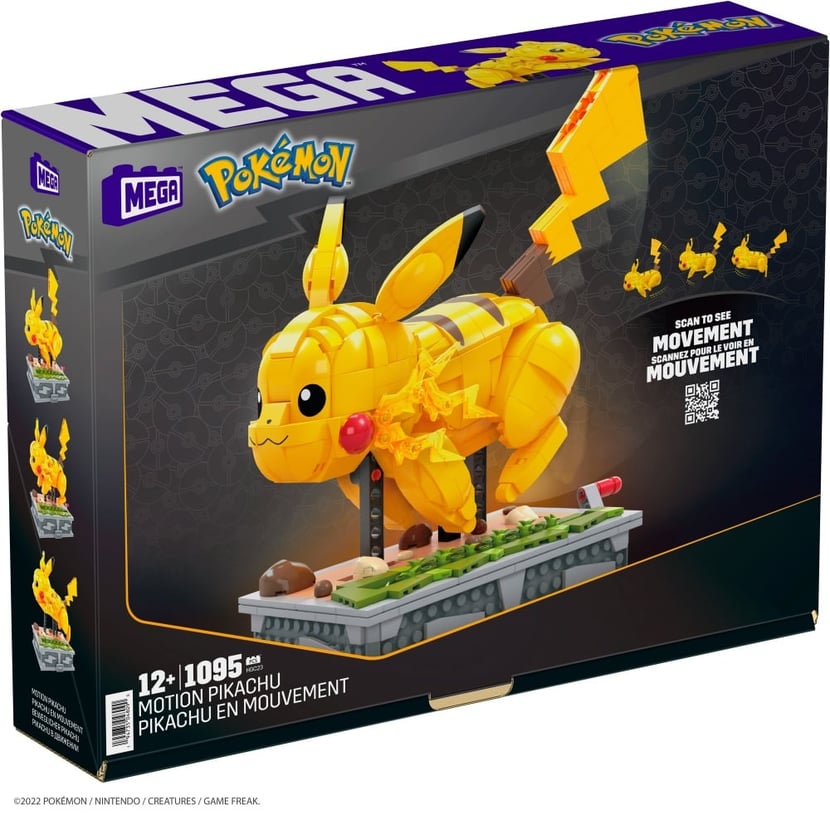 Pikachu Collector Mega Construx Pokemon Jeux de construction Cultura