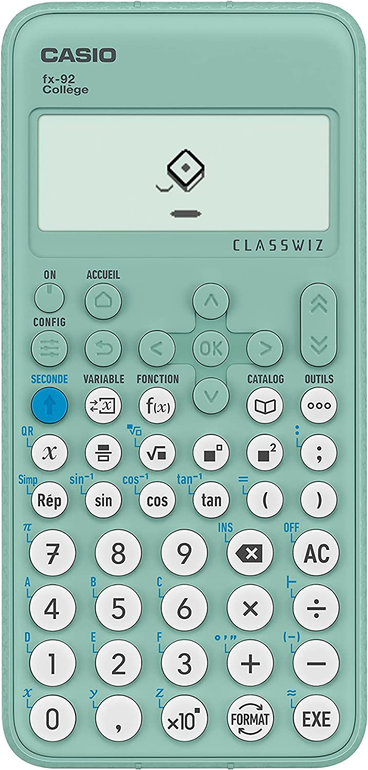 Calculatrice scientifique CASIO - Collège - FX92 Collège - Calculatrices  Scientifiques Casio