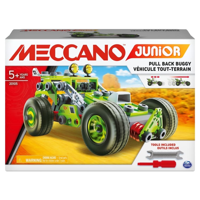 Spin Master Meccano Meccano Junior, kit de construction de camion de  pompiers avec lumières et sons, pour enfants à partir de 5