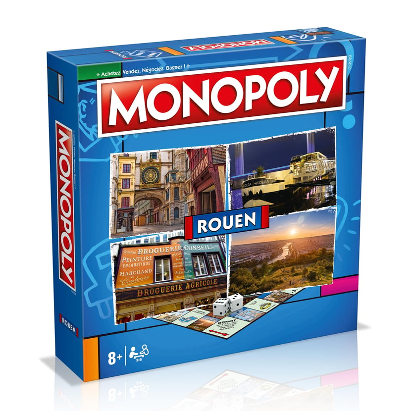 Monopoly édition Rouen – Jeu De Société Complet – Très Bon état