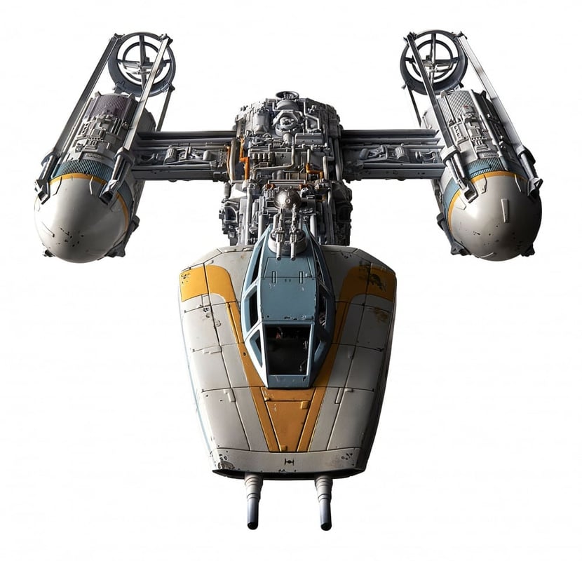 Maquette - Star Wars - Y-wing Starfighter (Coop. Bandaï) - Kits maquettes  tout inclus - Maquettes