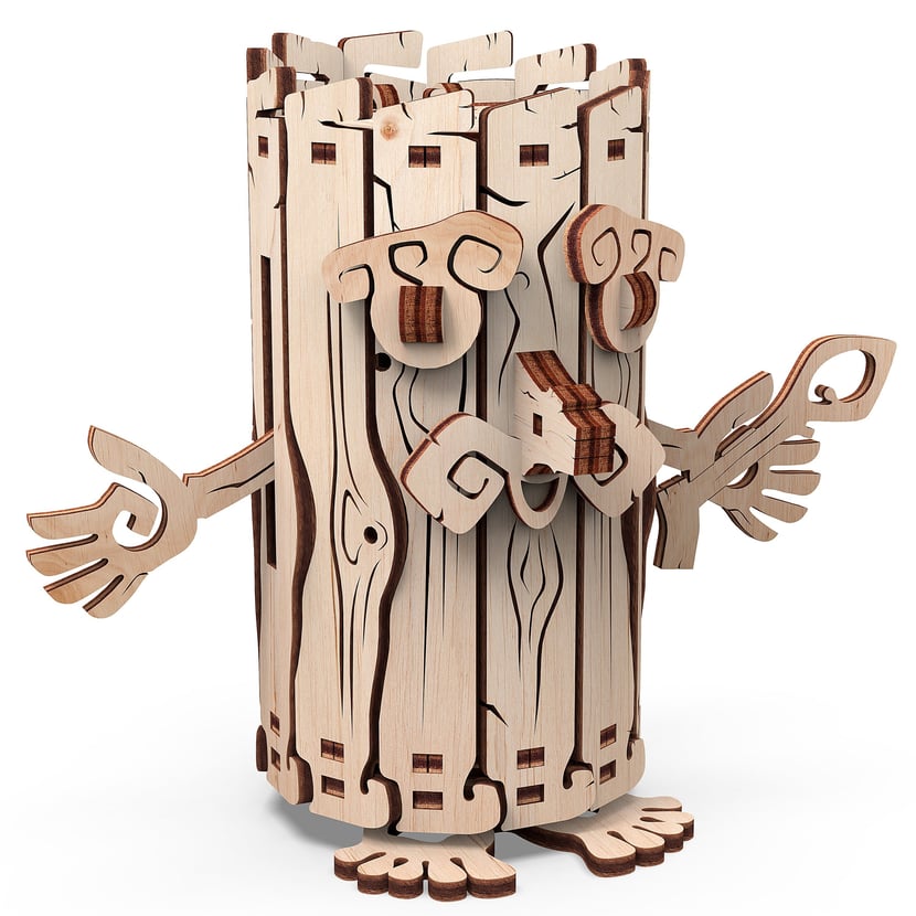 Puzzle 3D en bois • Jouet en bois, Woodybois
