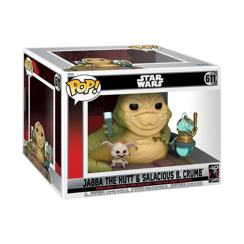 Figurine - Funko POP! - Star Wars : le retour du Jedi - Jabba avec