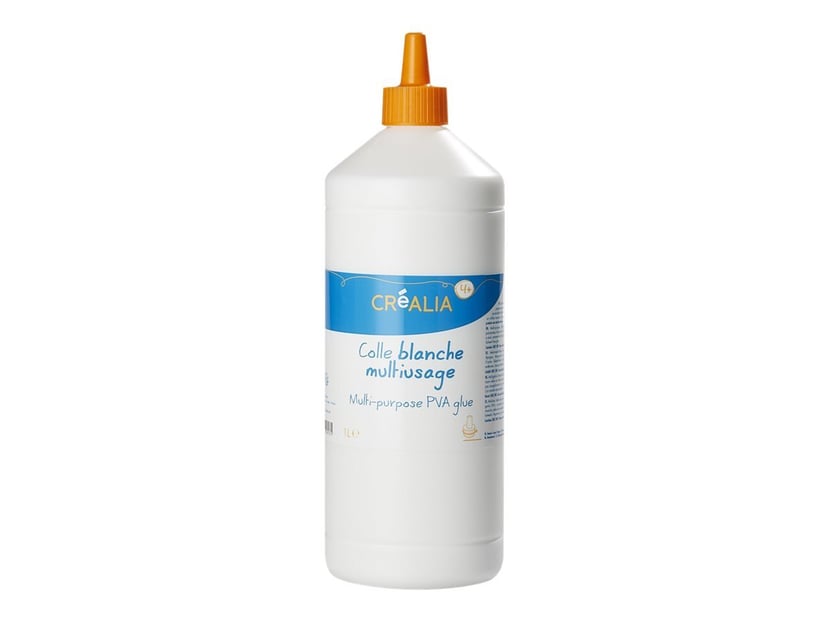 Colle liquide vinylique blanche - 100ml - Créalia - Collage