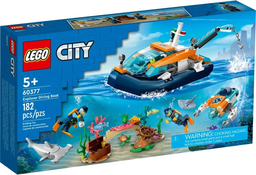 Le bateau d'exploration sous-marine - LEGO® City - 60377 - Jeux de
