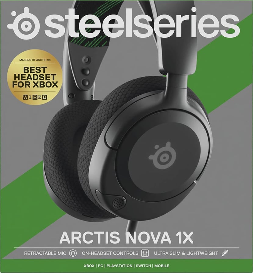 Casque Gaming filaire SteelSeries Arctis Nova 1X - Accessoires Xbox - Xbox
