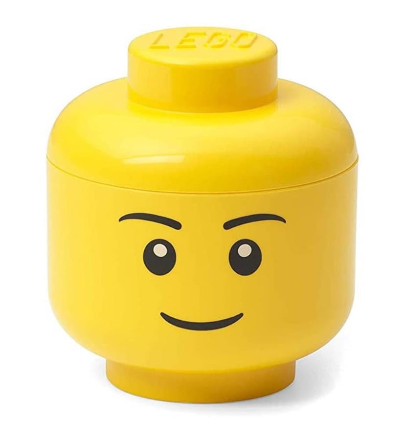 Boite de rangement tête Lego