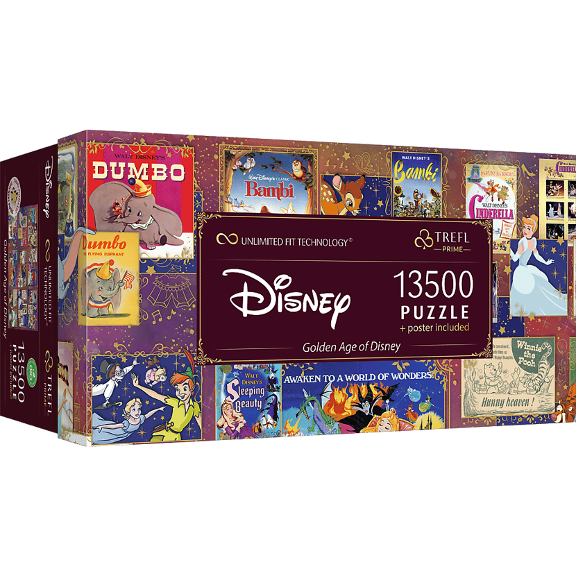 Puzzle 13500 pièces - Golden Age of Disney - Trefl