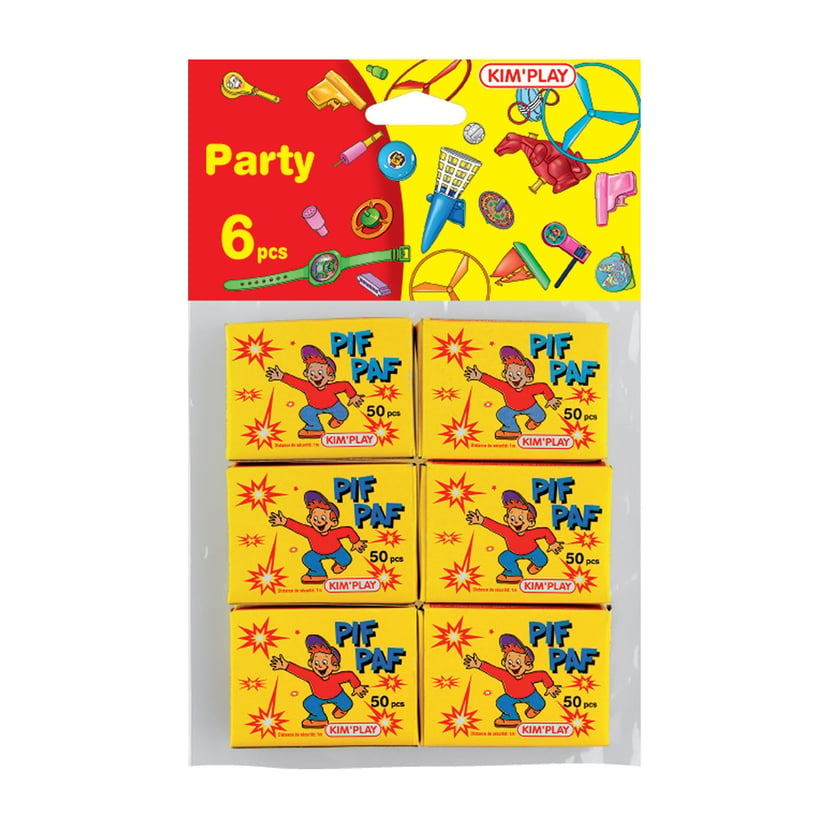 Clac Doigts Maxi - Boîte de 50 Pétards pour l'anniversaire de votre enfant  - Annikids